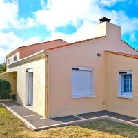 Accès maison en béton poreux aux Sables d’Olonne