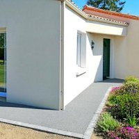 Accès de jardin et garage aux Brouzils en Vendée